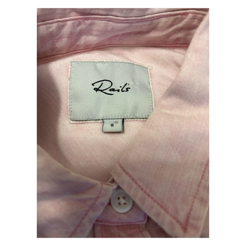 Nwot Rails Buttondown Top In Dusty Rose Size Small - image 6